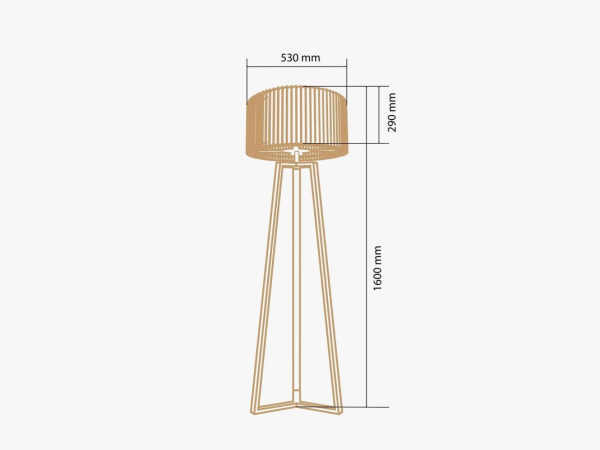 Торшер ROTOR FLOOR LAMP | РОТОР ФЛОР ЛАМП орех