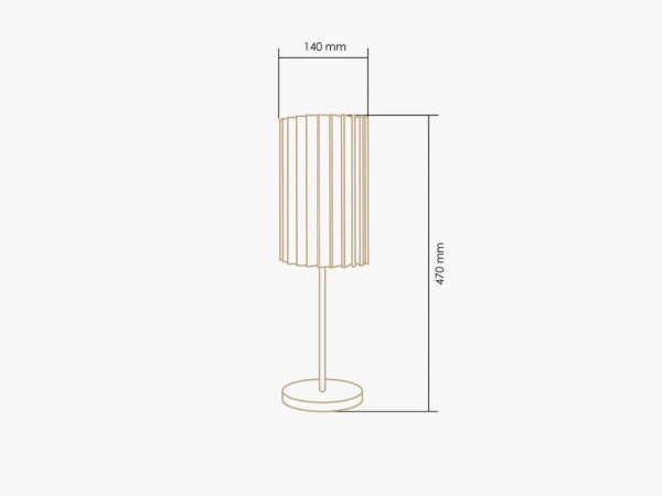 Настольный светильник ROTOR TABLE LAMP | РОТОР ТЕЙБЛ ЛАМП дуб