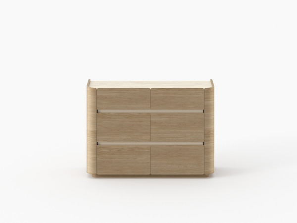 Комод 6 БОНИ дуб alpine/travertine cream